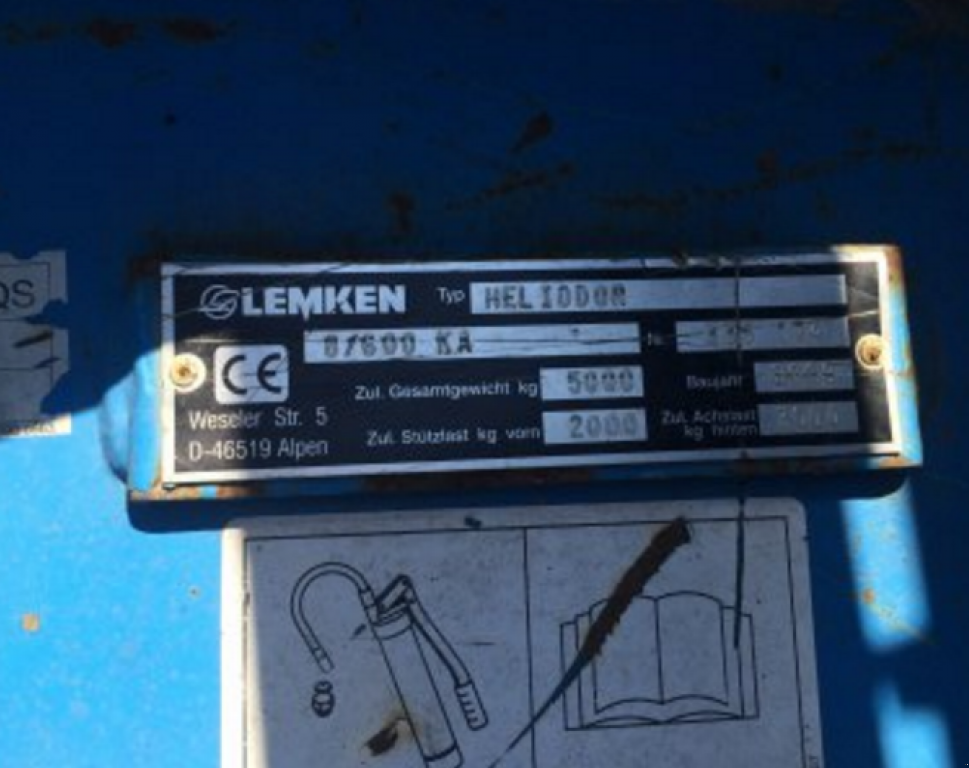 Wiesenegge του τύπου Lemken Heliodor 8/600K,  σε Київ (Φωτογραφία 5)