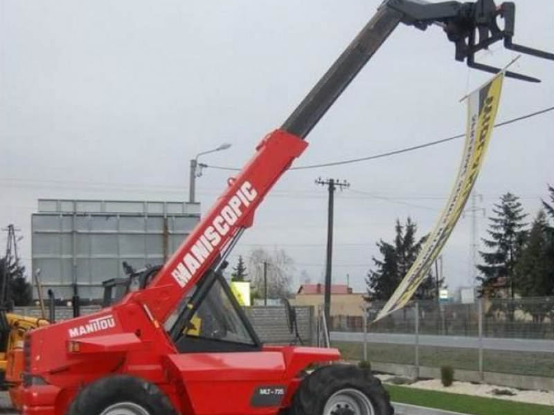 Teleskopstapler van het type Manitou MLT 725,  in Київ (Foto 1)