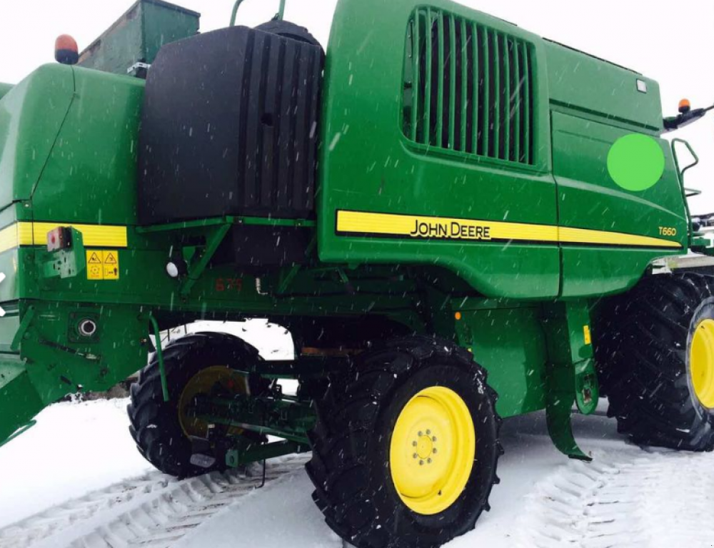 Oldtimer-Mähdrescher Türe ait John Deere T660,  içinde Теофіполь (resim 5)