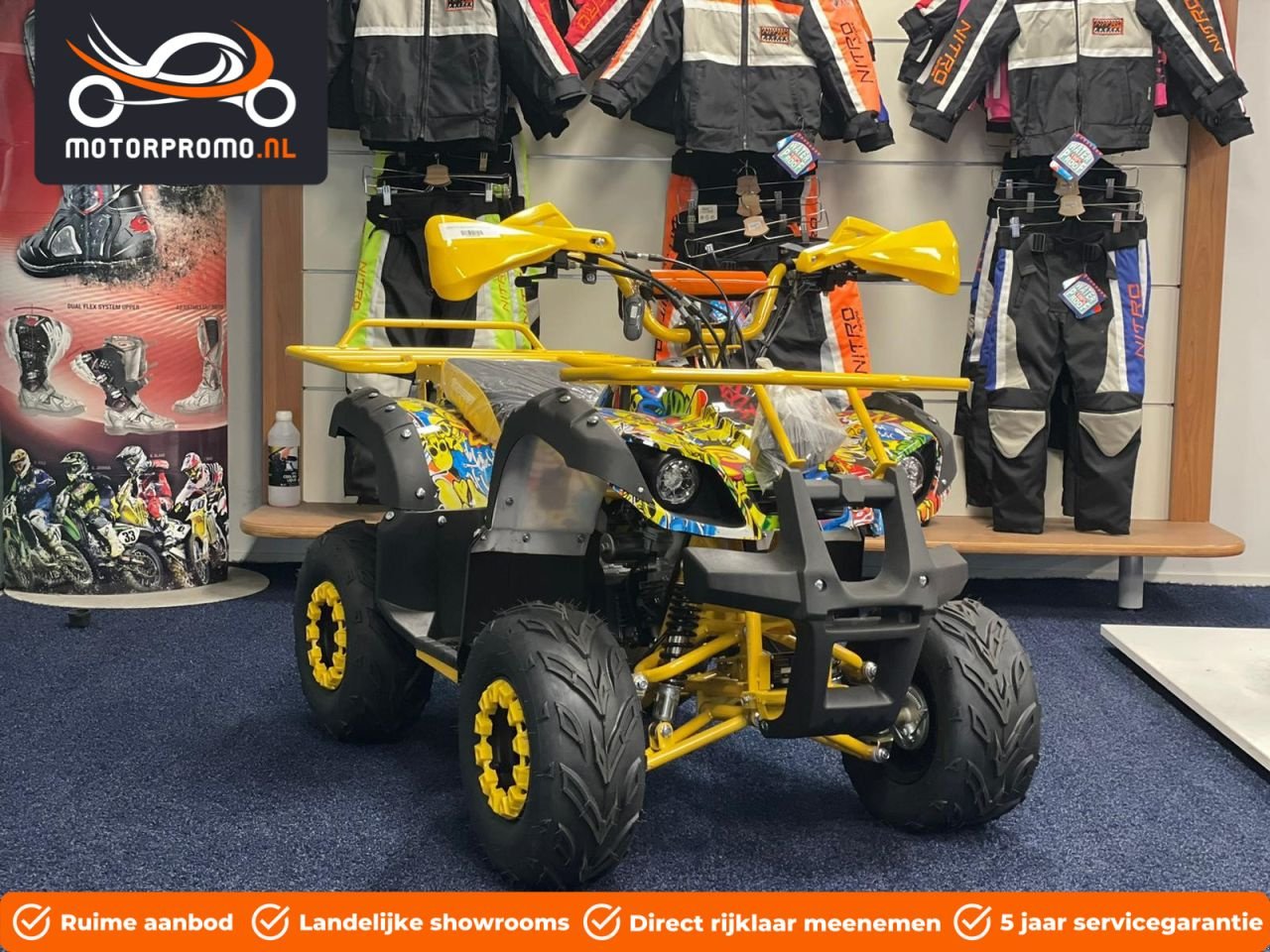 ATV & Quad Türe ait Sonstige nitro motors nitro motors Quad 110cc kinderquad, Neumaschine içinde Budel (resim 7)