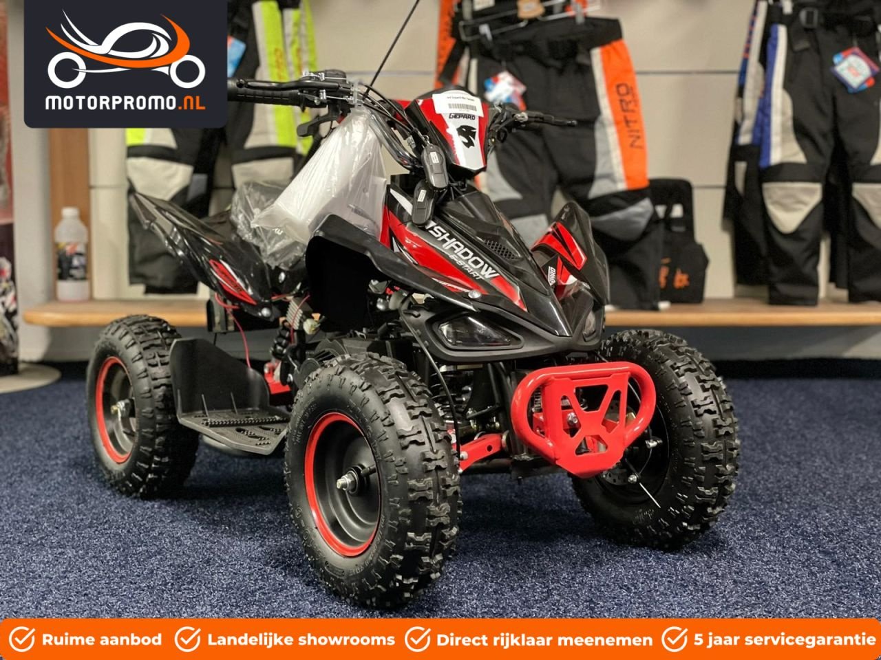 ATV & Quad del tipo Sonstige Nitro motors Nitro motors Kinderquad 49cc 2takt, Neumaschine en Budel (Imagen 5)