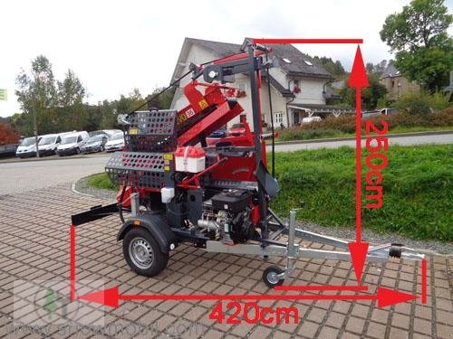 Sägeautomat & Spaltautomat za tip Sonstiges Sägemaschine Spaltmaschine Pilkemaster EVO36HC mit Benzinmotor Stammheber und 80 km/h PKW Achse Brennholzautomat, Neumaschine u Schwarzenberg (Slika 5)