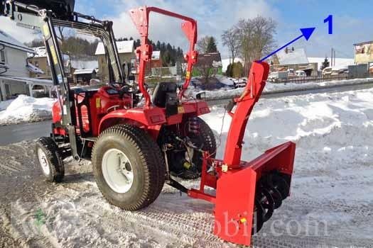 Schneepflug Türe ait Sonstige Anbau-Schneefräse SF140Z 1,40m Zapfwellenantrieb Heckanbau, Neumaschine içinde Schwarzenberg (resim 4)