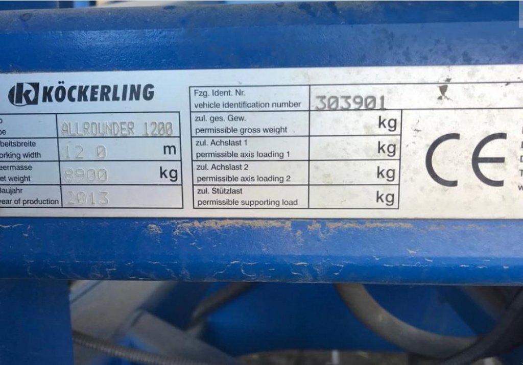 Kartoffelpflegetechnik Türe ait Köckerling Allrounder 1200,  içinde Черкаси (resim 2)