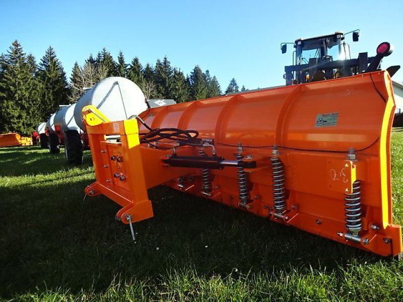 Schneepflug typu M&H Schneeschild 3 Meter SP -  Hydraulisch schwenkbar- mit Anfahrsicherung, Neumaschine v Neureichenau (Obrázek 13)