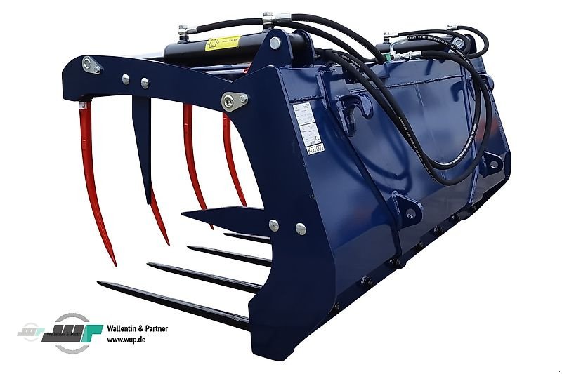 Frontladerzubehör del tipo Wallentin & Partner Krokodilgebiss 1,5 m Silozange Greifzange Euroaufnahme, Neumaschine en Wesenberg (Imagen 5)