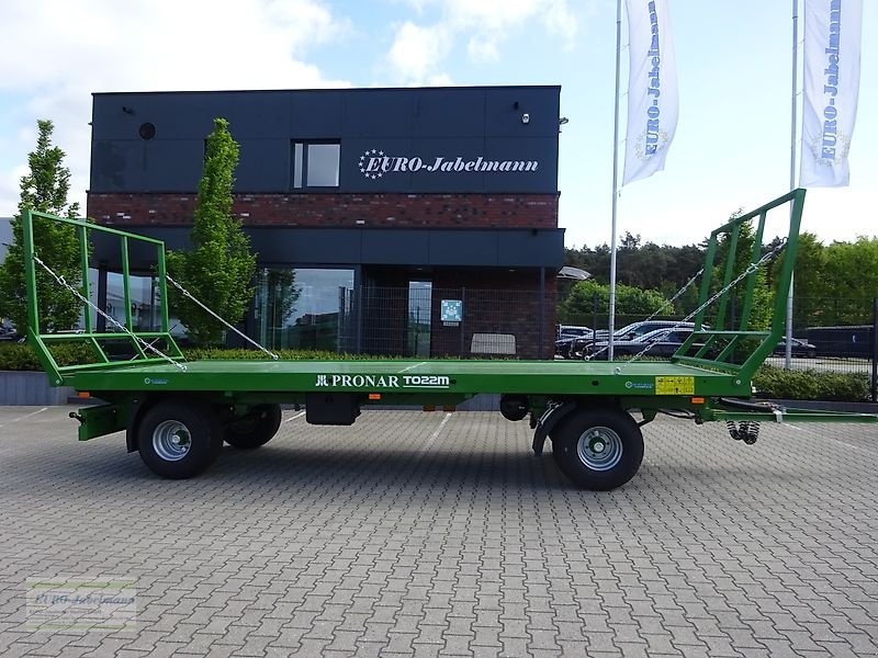 Ballentransportwagen van het type PRONAR 3-achs Ballenwagen, TO 26 M, Staukasten, Kotflüger, TÜV, 18 to, NEU, Neumaschine in Itterbeck (Foto 4)