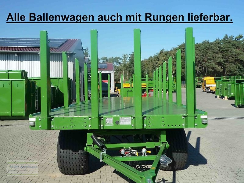 Ballentransportwagen typu PRONAR 3-achs Ballenwagen, TO 26 M, Staukasten, Kotflüger, TÜV, 18 to, NEU, Neumaschine v Itterbeck (Obrázek 28)