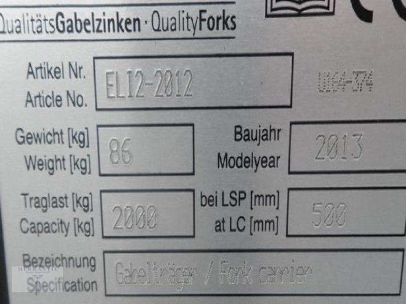 Sonstiges Traktorzubehör a típus Sonstige Palettengabel NEU, Gebrauchtmaschine ekkor: Pragsdorf (Kép 11)