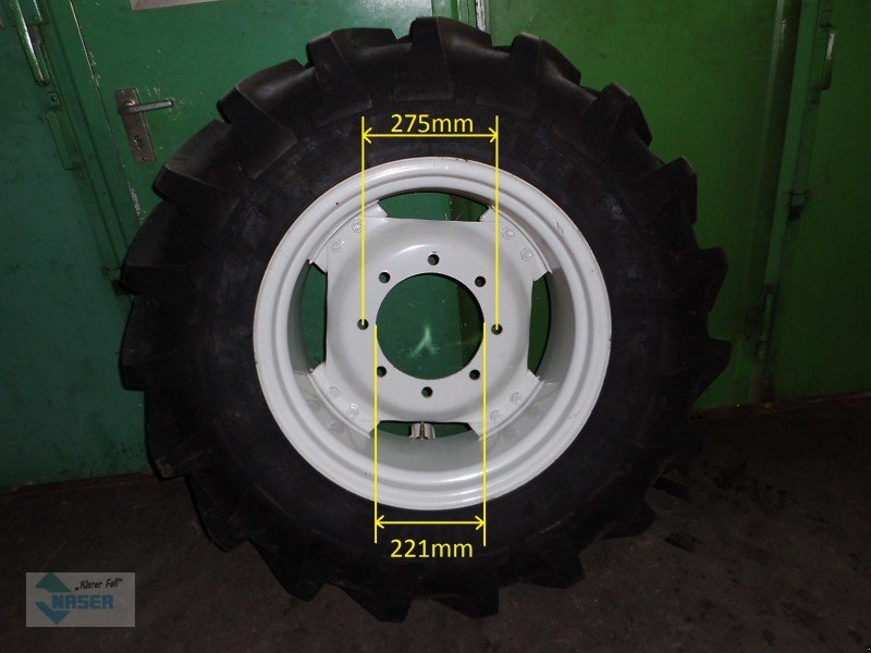 Rad Türe ait Michelin Kompletträder 380/70 R24, Neumaschine içinde Creglingen (resim 1)