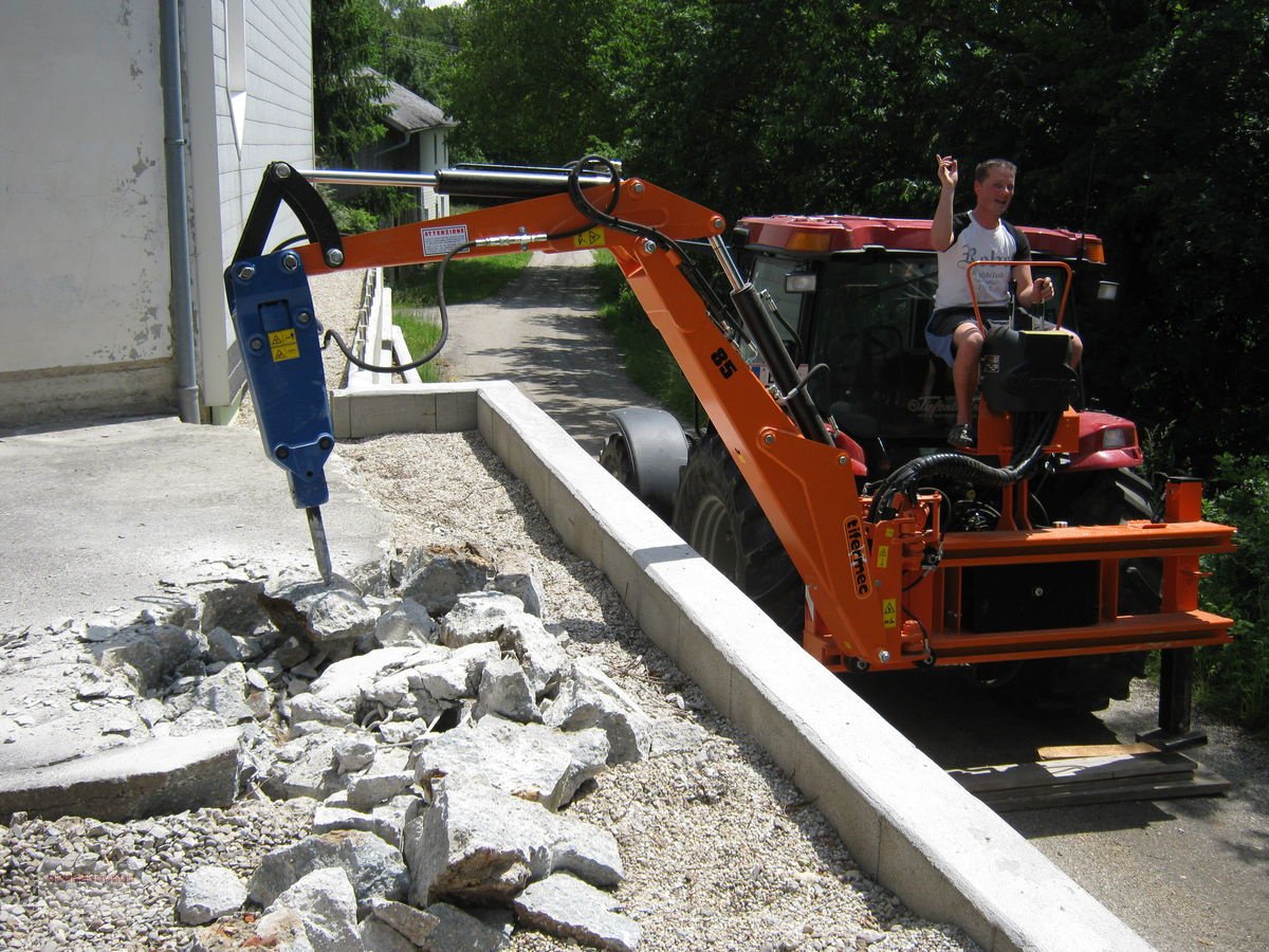 Baggerlader des Typs Tifermec TIX 85 Bagger mit Schremmhammer / Steinmeissl, Gebrauchtmaschine in Tarsdorf (Bild 1)